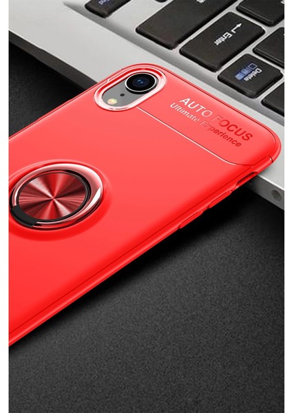 Iphone Xr Kılıf Range Yüzüklü Silikon - Kırmızı fiyatları