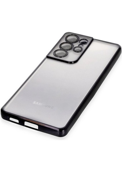 Samsung Galaxy S21 Ultra Kılıf Razer Lensli Silikon - Siyah fırsatları