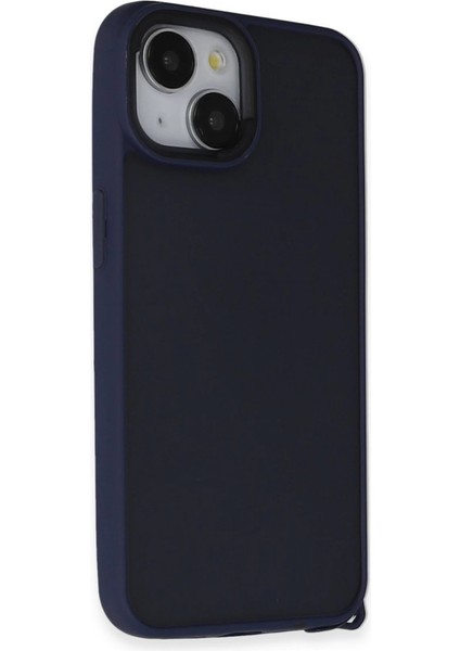 Iphone 15 Kılıf Elegant Kapak - Lacivert