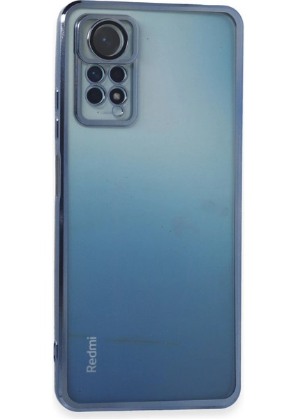 Xiaomi Redmi Note 11 Pro Kılıf Razer Lensli Silikon - Açık Mavi