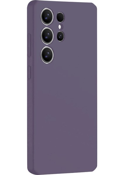 Samsung Galaxy S25 Ultra Kılıf Nano Içi Kadife Silikon - Mor modelleri