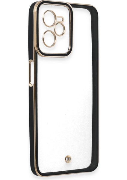 Realme C35 Kılıf Liva Lens Silikon - Siyah modelleri