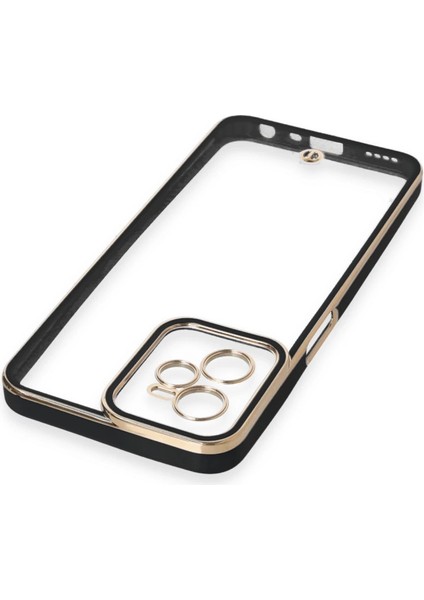 Realme C35 Kılıf Liva Lens Silikon - Siyah fırsatları