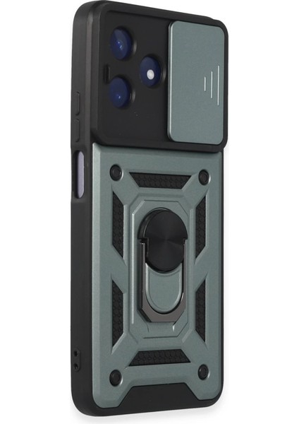 Realme C53 Kılıf Pars Lens Yüzüklü Silikon - Yeşil fiyatları