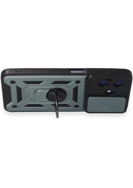 Realme C53 Kılıf Pars Lens Yüzüklü Silikon - Yeşil indirimleri