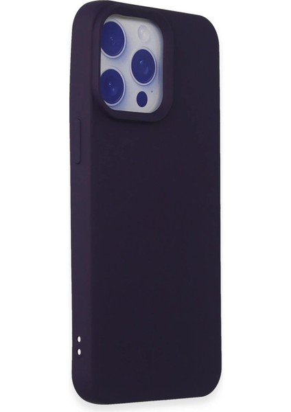 Iphone 15 Pro Kılıf Nano Içi Kadife Silikon - Mor fiyatları