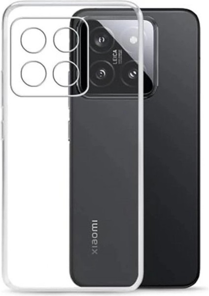 Xiaomi Mi 14T Pro Kılıf Lüx Şeffaf Silikon