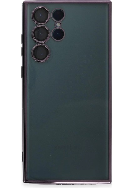 Samsung Galaxy S22 Ultra Kılıf Razer Lensli Silikon - Mor fiyatları