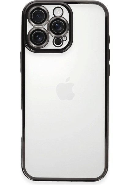 Iphone 16 Pro Max Kılıf Razer Lensli Silikon - Siyah