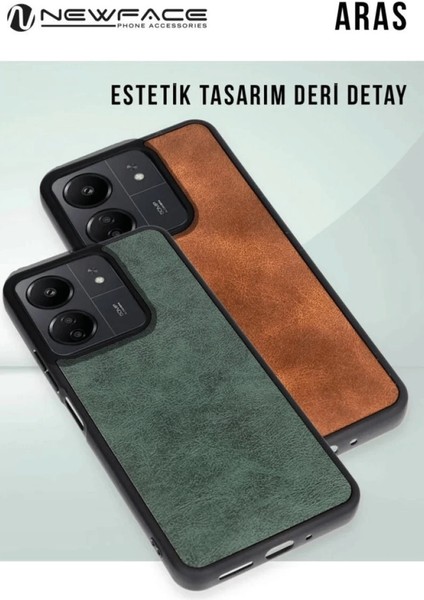 Xiaomi Redmi 14C Kılıf Aras Deri Kapak - Siyah fiyatları