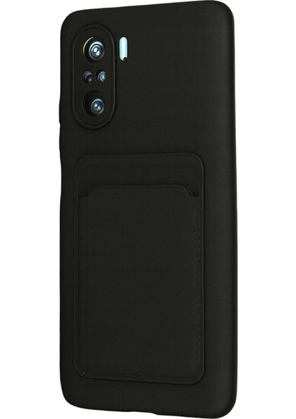 Xiaomi Mi 11I Kılıf Kelvin Kartvizitli Silikon - Siyah