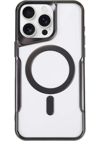 Iphone 11 Pro Max Kılıf Boyi Magsafe Silikon Kapak - Siyah