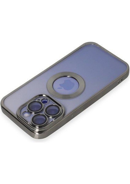 Iphone 15 Pro Kılıf Slot Silikon - Titan Gri modelleri