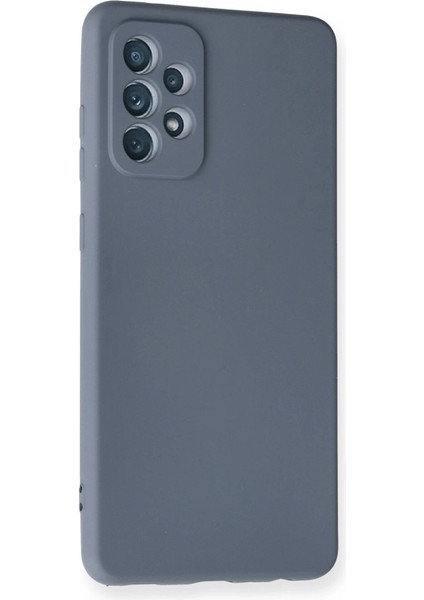 Samsung Galaxy A72 Kılıf Nano Içi Kadife Silikon - Gri fiyatları