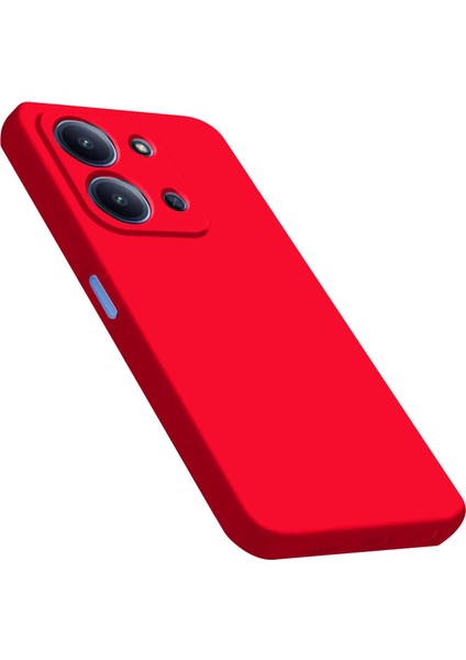 Xiaomi Redmi 15C 4g Nano Içi Kadife Silikon - Kırmızı modelleri