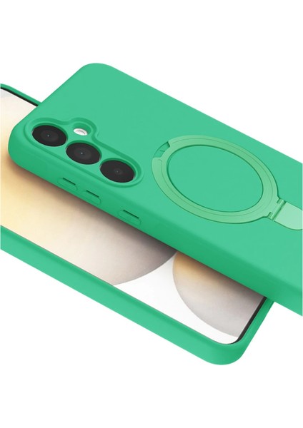 Samsung Galaxy A16 5g Regal Magsafe Standlı Kapak - Yeşil fırsatları