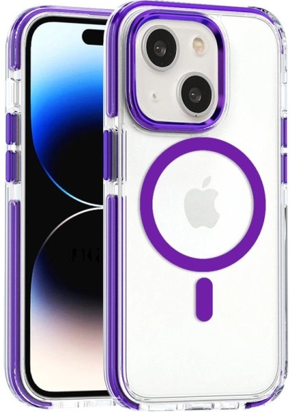 Joko Iphone 14 Bella Magsafe Kapak - Derin Mor