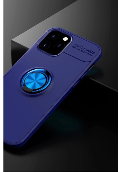 Iphone 12 Kılıf Range Yüzüklü Silikon - Mavi fiyatları