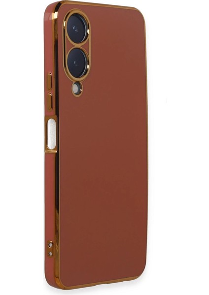 Vivo Y17S Kılıf Volet Silikon - Kırmızı fiyatları