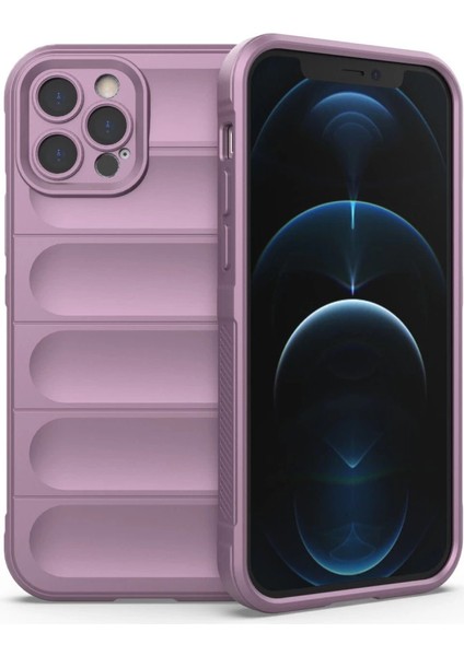 Iphone 12 Pro Kılıf Optimum Silikon - Mor