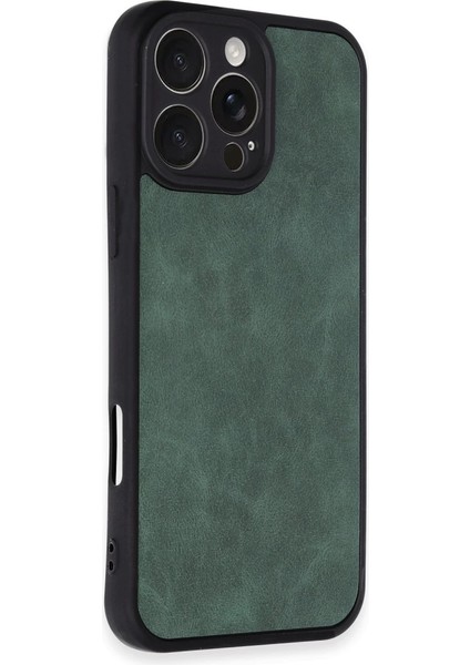 Iphone 16 Pro Kılıf Aras Deri Kapak - Koyu Yeşil fiyatları