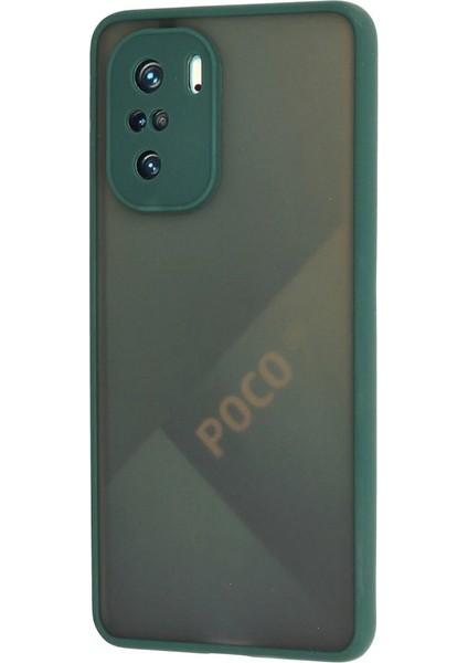 Xiaomi Poco F3 Kılıf Montreal Silikon Kapak - Yeşil fiyatları