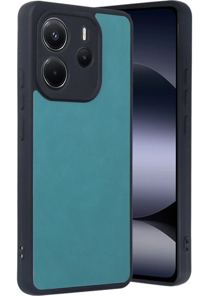 Xiaomi Redmi Note 14 4g Kılıf Aras Deri Kapak - Açık Yeşil