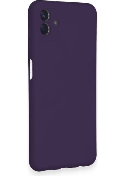Samsung Galaxy A04 Kılıf Nano Içi Kadife Silikon - Mor fiyatları
