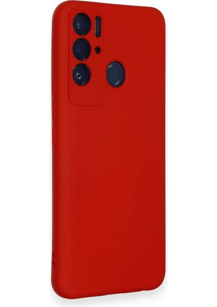 Tecno Pova Neo Kılıf Nano Içi Kadife Silikon - Kırmızı fiyatları
