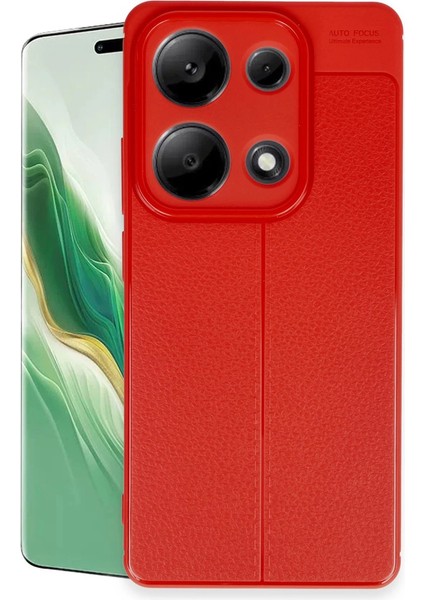 Xiaomi Redmi Note 13 Pro 4g Kılıf Auto Focus Kapak - Kırmızı