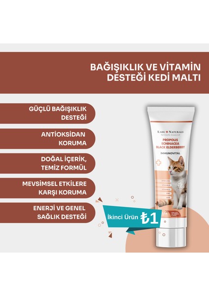 Immunovital Kedi Immün Sistem ve Vitamin Takviyesi 100 ml