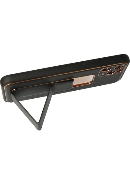 Iphone 11 Pro Kılıf Coco Deri Standlı Kapak - Siyah modelleri