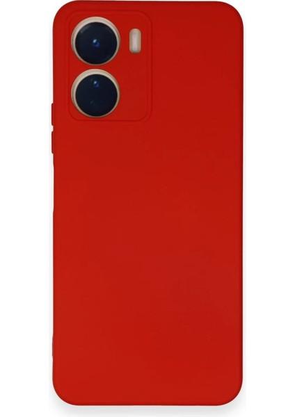 Vivo Y16 Kılıf Nano Içi Kadife Silikon - Kırmızı