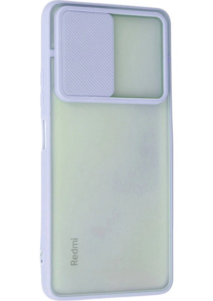 Xiaomi Redmi Note 10 Pro Kılıf Palm Buzlu Kamera Sürgülü Silikon - Lila modelleri