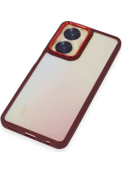 Realme C55 Kılıf Dora Kapak - Kırmızı