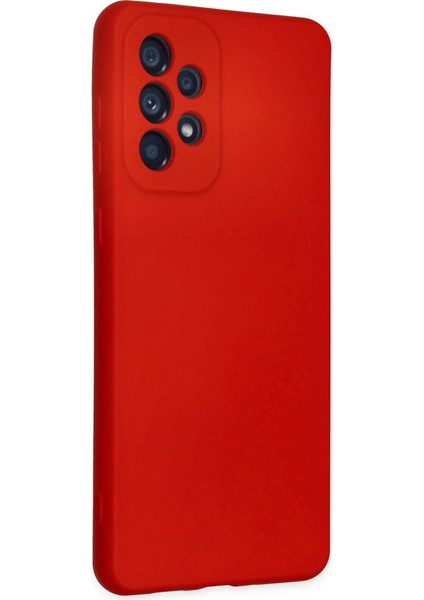 Samsung Galaxy A23 4g Kılıf Nano Içi Kadife Silikon - Kırmızı fiyatları