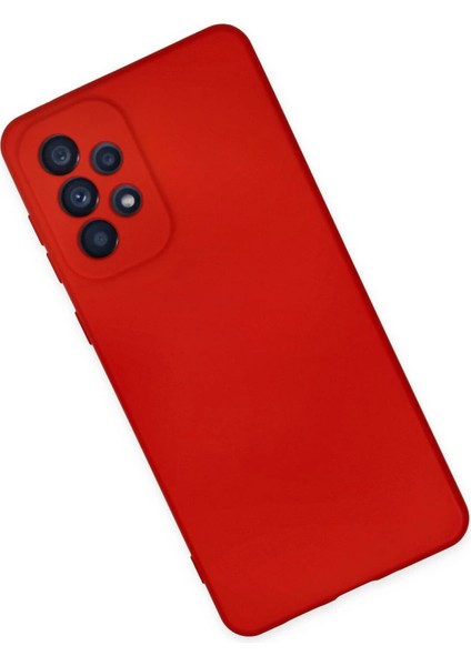 Samsung Galaxy A23 4g Kılıf Nano Içi Kadife Silikon - Kırmızı modelleri