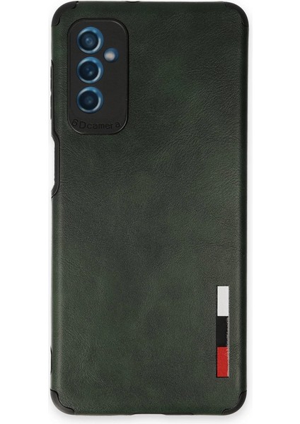 Samsung Galaxy M52 5g Kılıf Loop Deri Silikon - Yeşil