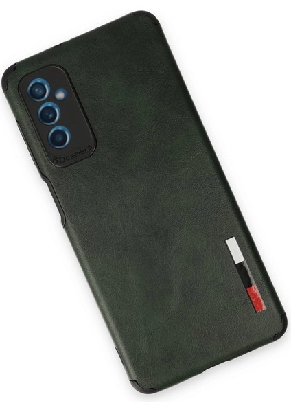 Samsung Galaxy M52 5g Kılıf Loop Deri Silikon - Yeşil modelleri