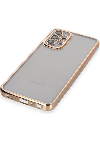 Samsung Galaxy A23 4g Kılıf Razer Lensli Silikon - Gold fırsatları