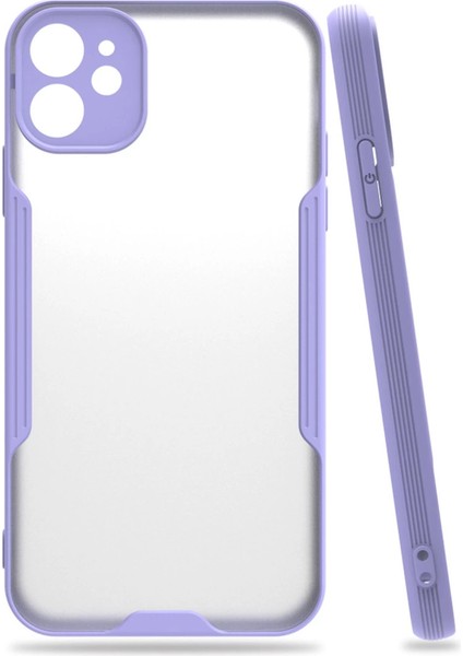 Iphone 11 Kılıf Platin Silikon - Lila