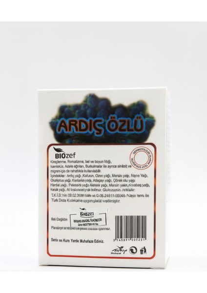 Biozef Ardıç Özlü – Çörek Otu Özlü Bitkisel Masaj Kremi 240 gr
