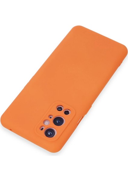 One Plus 9 Pro Kılıf Nano Içi Kadife Silikon - Turuncu modelleri