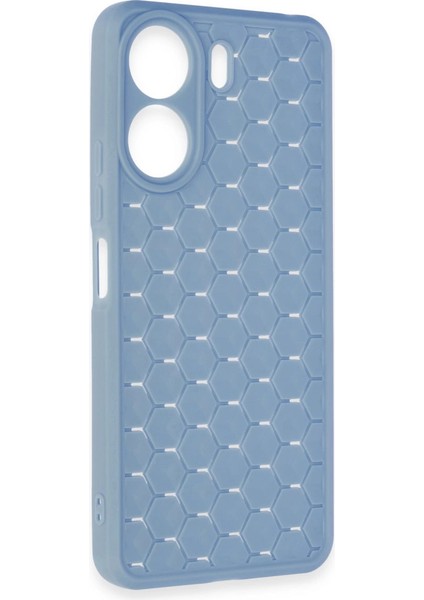 Xiaomi Redmi 13C Kılıf Petek Silikon Kapak - Mavi modelleri