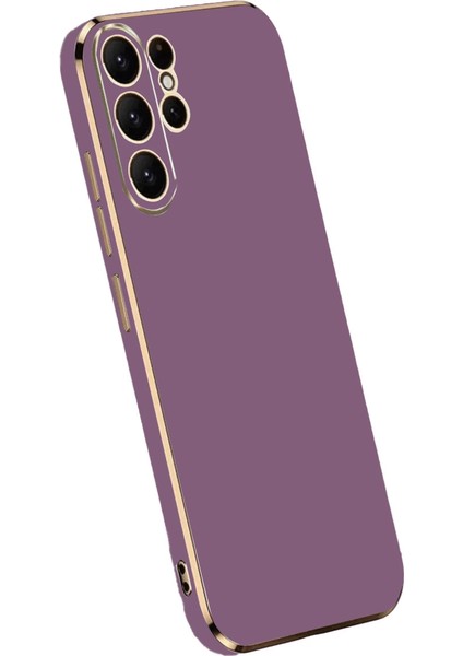 Samsung Galaxy S24 Ultra Kılıf Volet Silikon - Mor