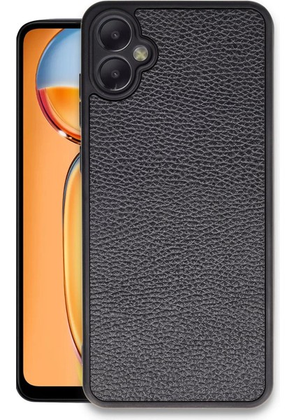 Samsung Galaxy A05 Kılıf Aras Deri Kapak - Siyah