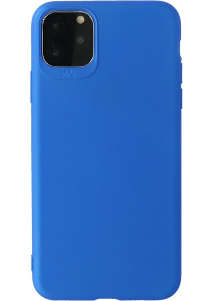 Iphone 11 Pro Max Kılıf First Silikon - Mavi