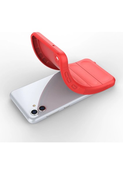 Samsung Galaxy A04 Kılıf Optimum Silikon - Kırmızı fırsatları