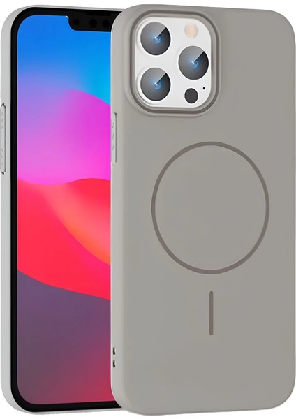 Joko Iphone 15 Pro Max Broş Magsafe Kapak - Titan Gri