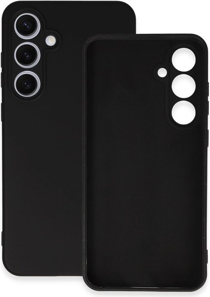 Samsung Galaxy S24 Fe Kılıf Nano Içi Kadife Silikon - Siyah modelleri